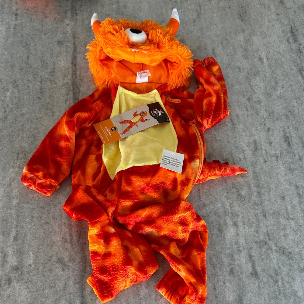 Hyde and Eek One Eyed Monster Costume Size 18-24M